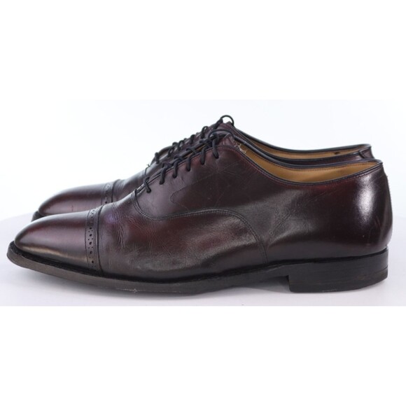 Johnston & Murphy Aristocraft Men\'s Cap Toe Dress Shoes Size 10.5 E Wide Leather main image 4